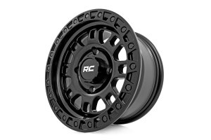 Wheel - Rough Country - 82 Series - Semi Gloss Black